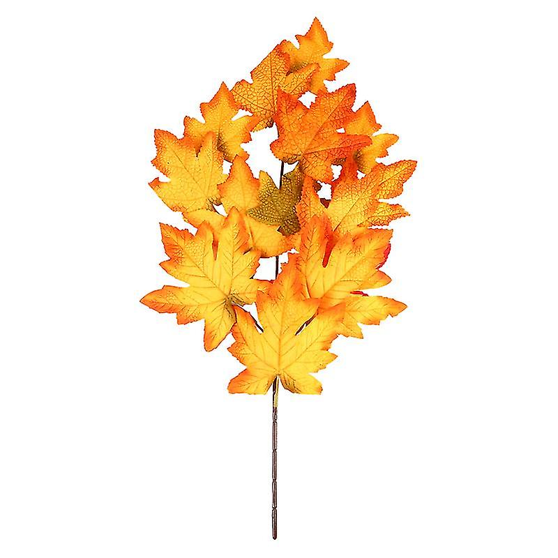 1pcs Artificial Thanksgiving Maple Shrubs