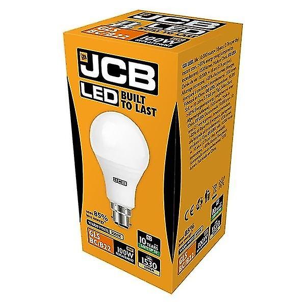 JCB LED A60 1520lm Opal 15w Light Bulb B22 2700k