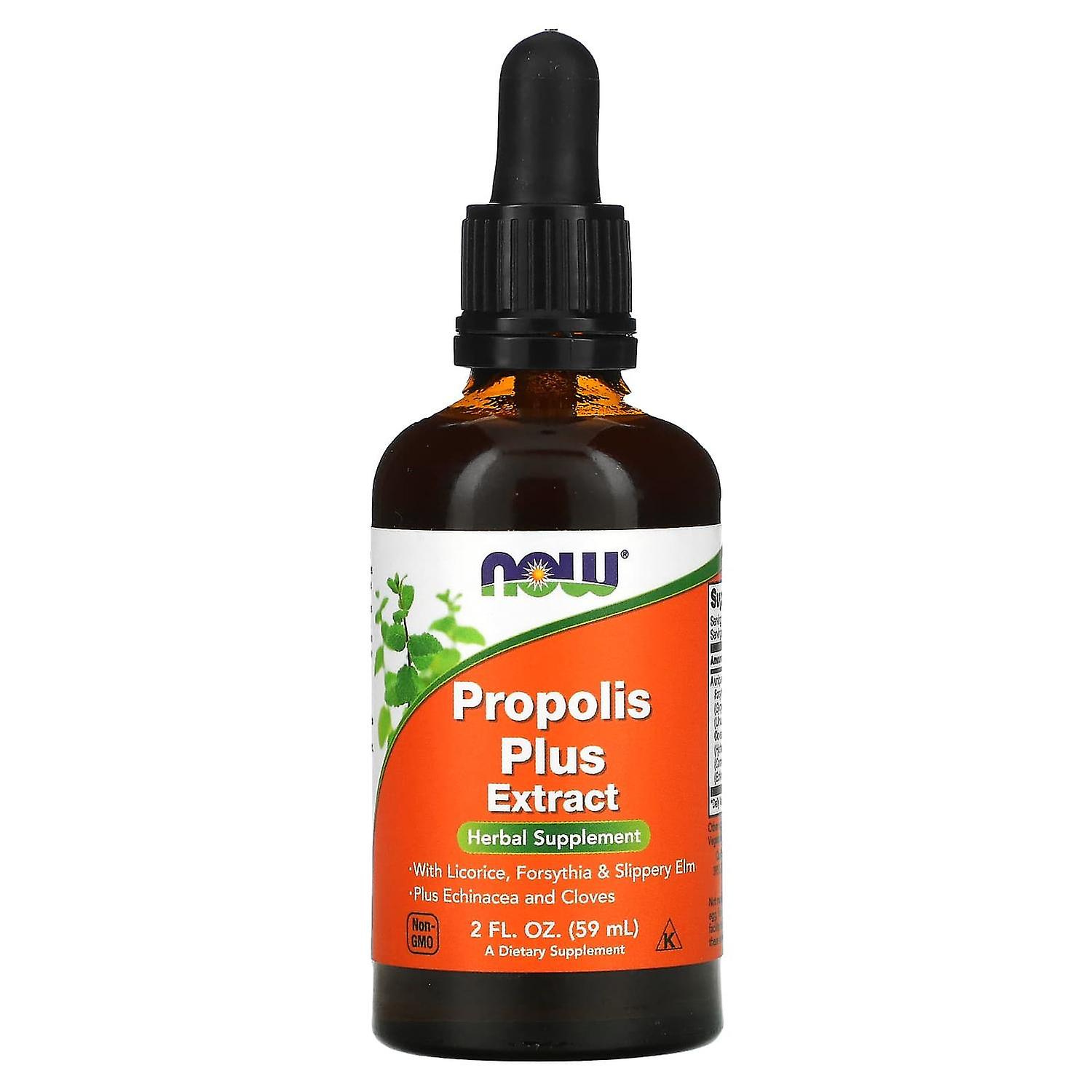NOW Foods, Propolis Plus Extract, 2 fl oz (59 ml)