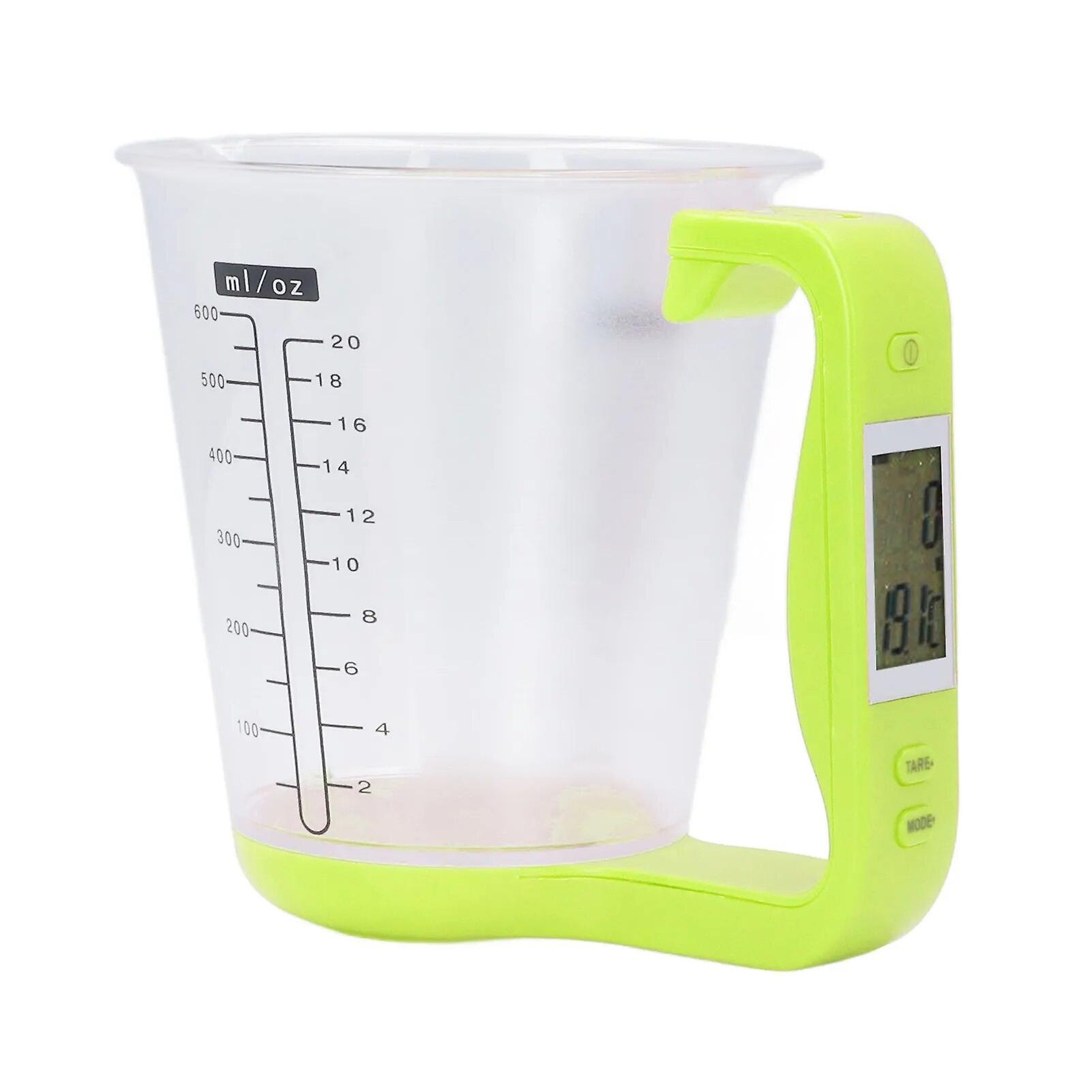Electronic tool scale large LCD display food scale digital and measuring cup temperature measurement easy data reading~6988