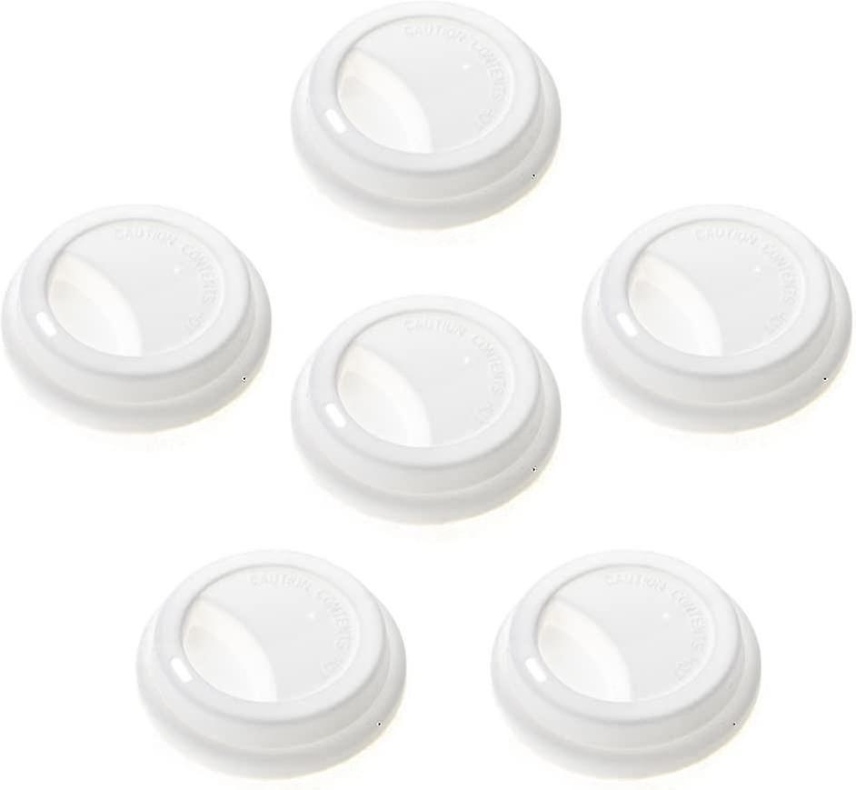 6 Pcs Silicone Drinking Lid Cup Lids, Reusable Coffee Cup Coverscoffee (d-b2)