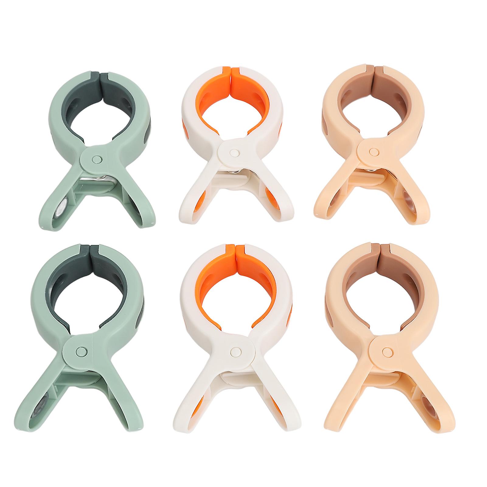 Lot de 6 pinces à serviette de plage multifonctions, antirouille, coupe-vent, pour séchage de couettes, pour chaise de plage, accessoires de piscine
