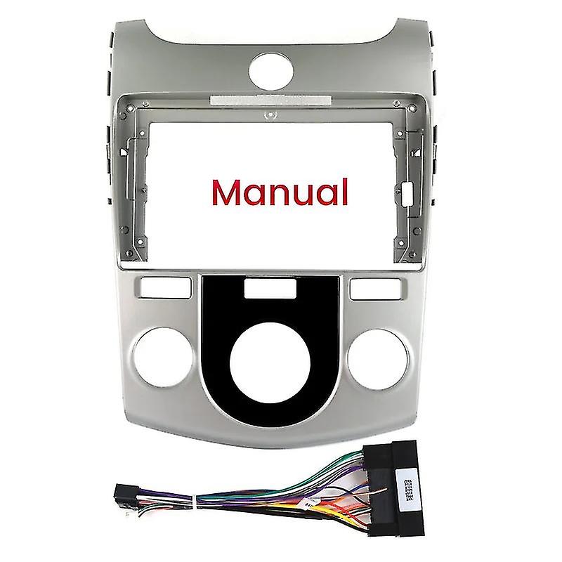 KIA Forte Cerato 2008 - 2013カービデオパネルフレーム電源コードのためのカーラジオダッシュボードフレーム