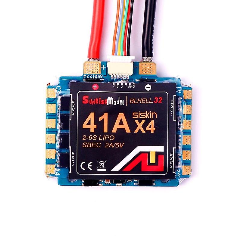 SUNRISE MODEL 41A 2-6S Blheli_32 Proshot 4 in 1 Brushless ESC SBEC 2A/5V for RC Drone FPV Racing ACP