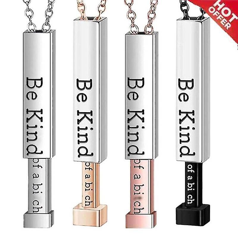 Soyez gentil... D’une chienne - collier Message caché, collier de dictons drôles