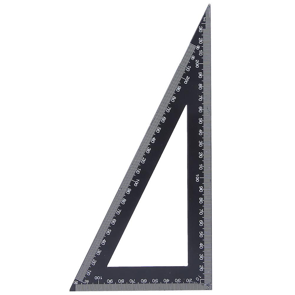 High Carbon Steel Triangle Ruler Woodworking Measuring Tool 90 Degree Square 120 x 300mm