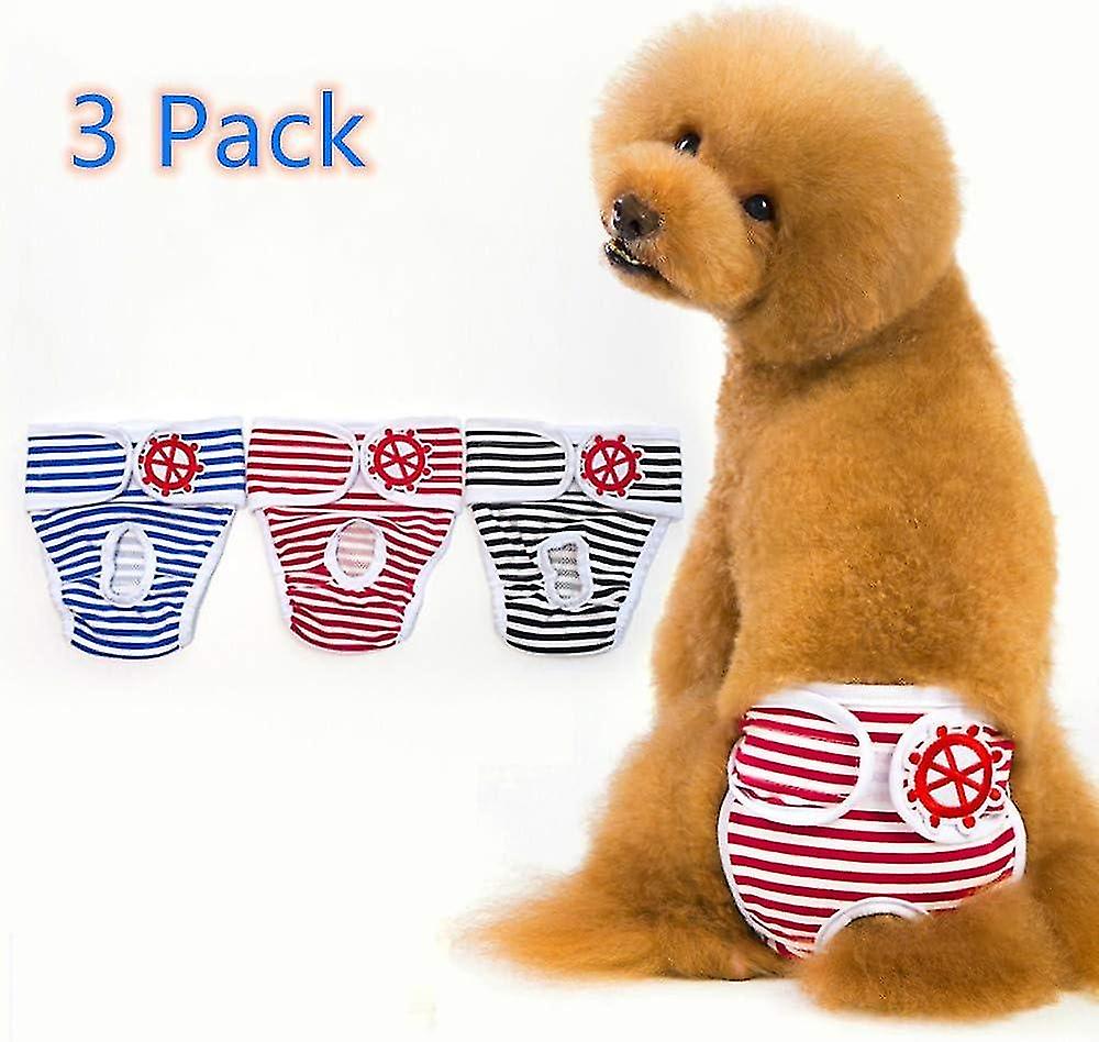 Underwear(S) Dog Sanitary Pants Reusable Bitch Diaper Washable Menstrual Safety Pants Sanitary Nappi