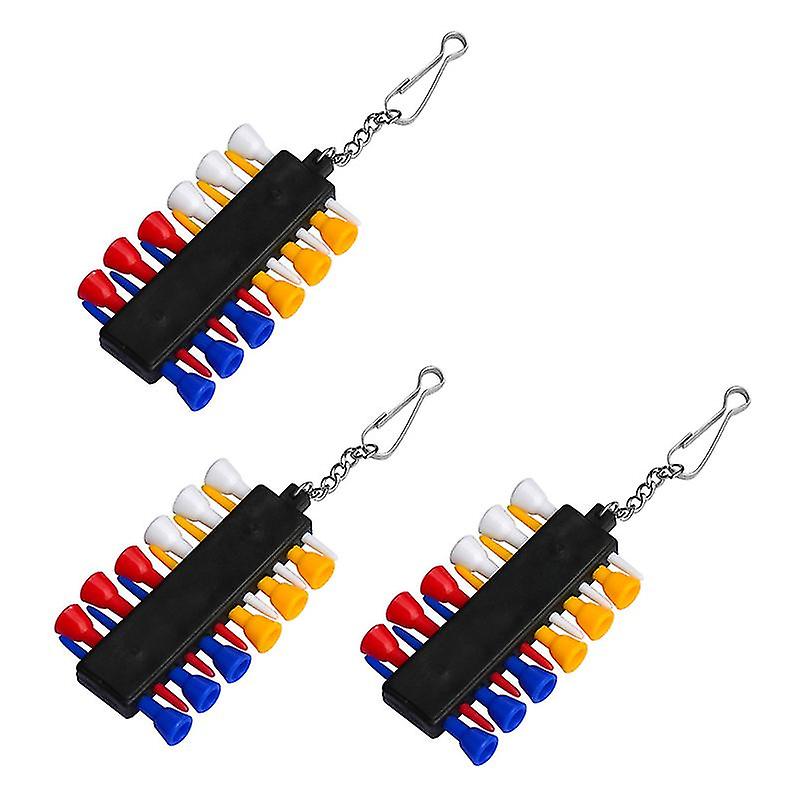 3set Portable Golfs Tee Holders