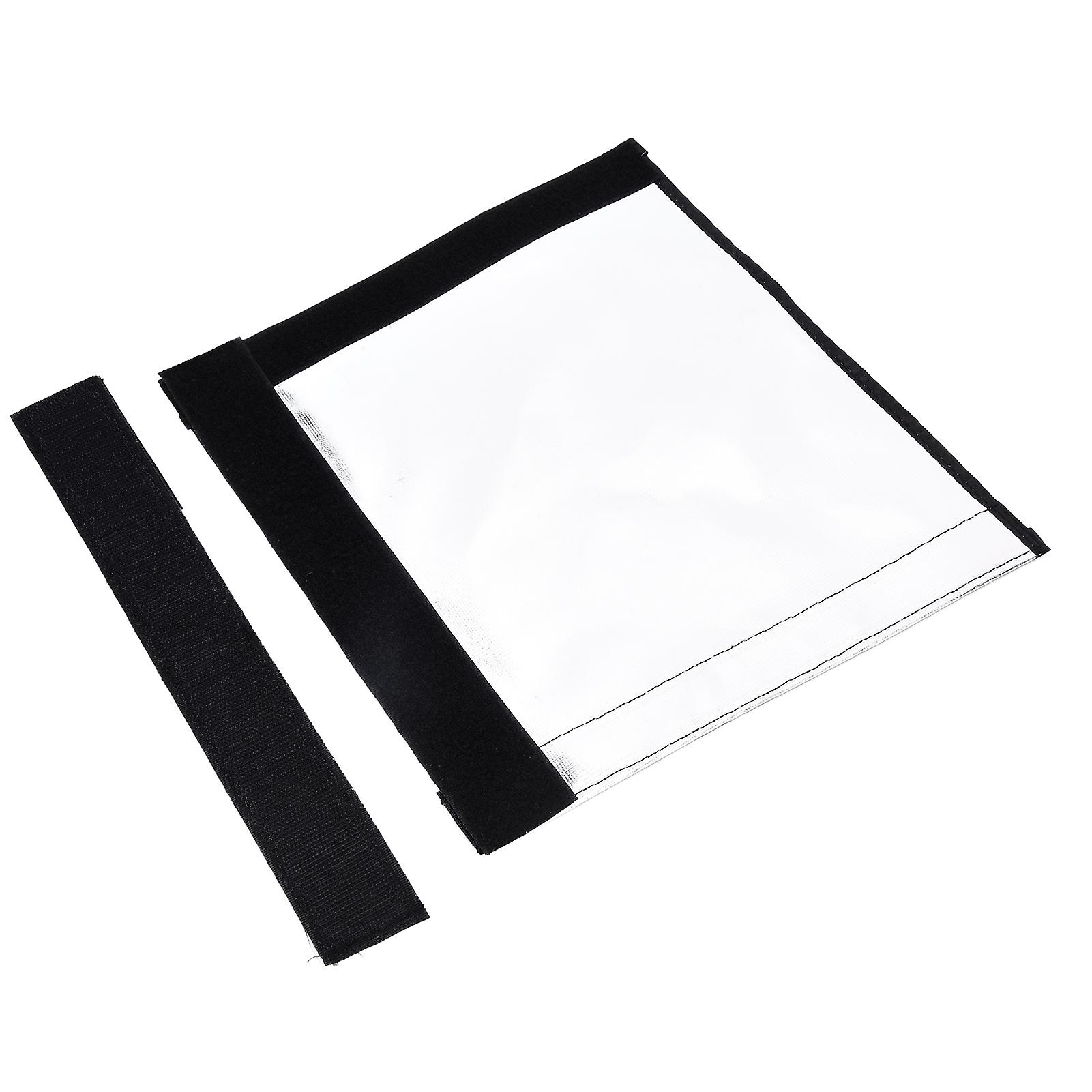 Flash Diffuser Reflector Foldable Universal Speedlight Flash Beam Pad Softbox Diffuser with Hook and Loop Strap