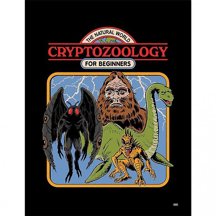 Steven Rhodes Kryptozoologi för nybörjare Inramad Affisch