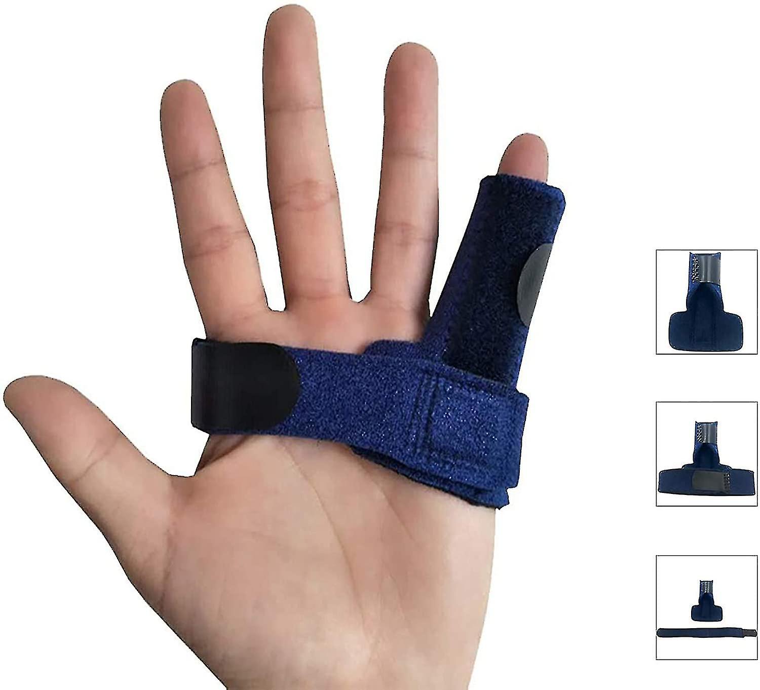 Trigger Finger Splint, Adjustable Finger Support Support Bonus Fastening Tape To Relieve Finger Locking, Popping, Bending, Stiffness, Tendon Release