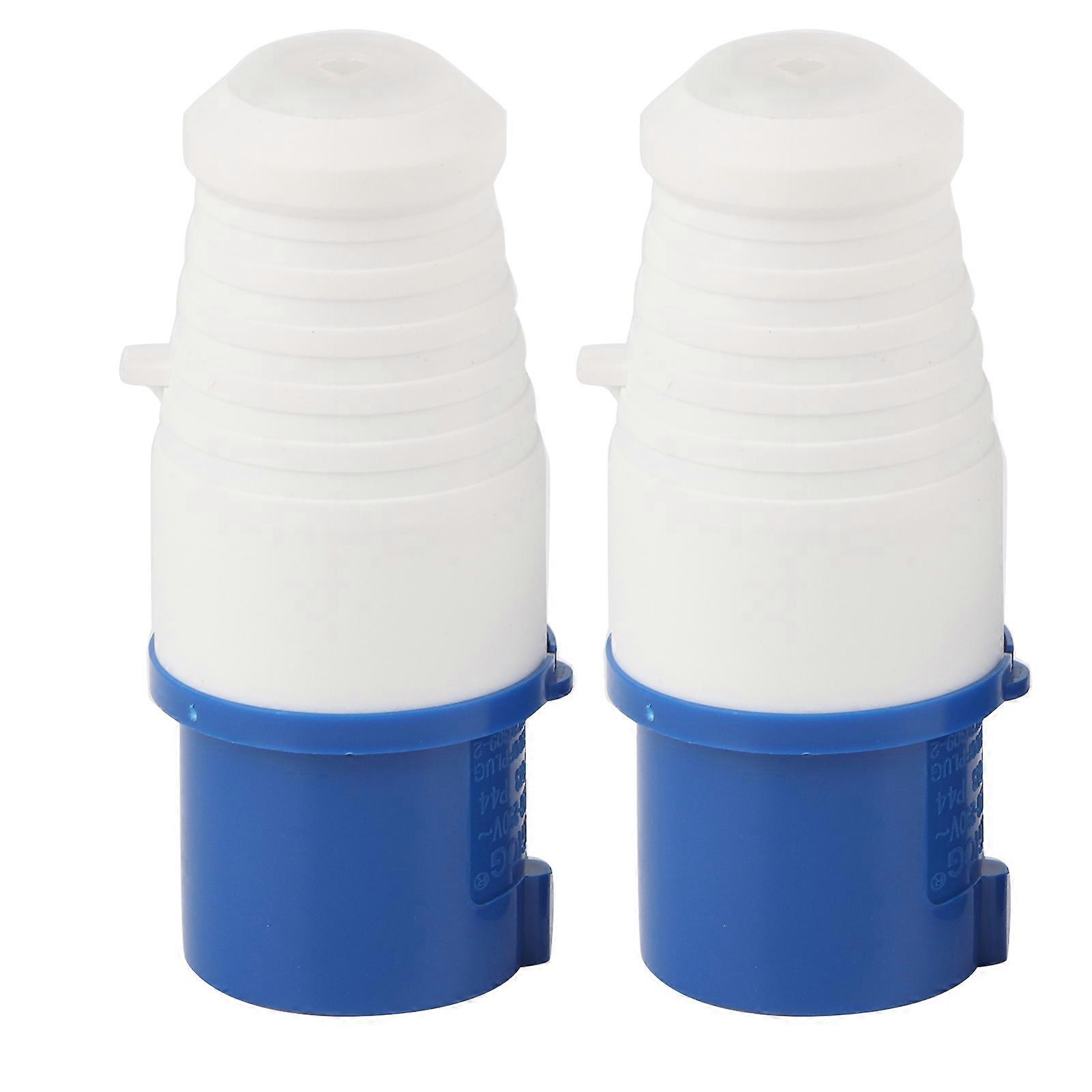 2Pcs Industrial Power Plug 3Pin SinglePhase ExplosionProof Waterproof 16A 3 Hole 220250V