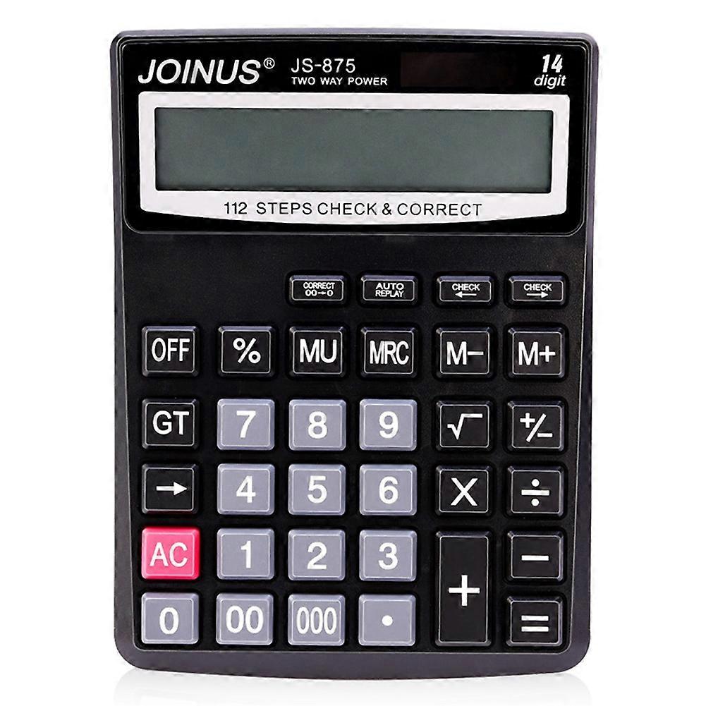 JS-875 Basic Calculation 12-digit Display Desktop Electronic Calculator