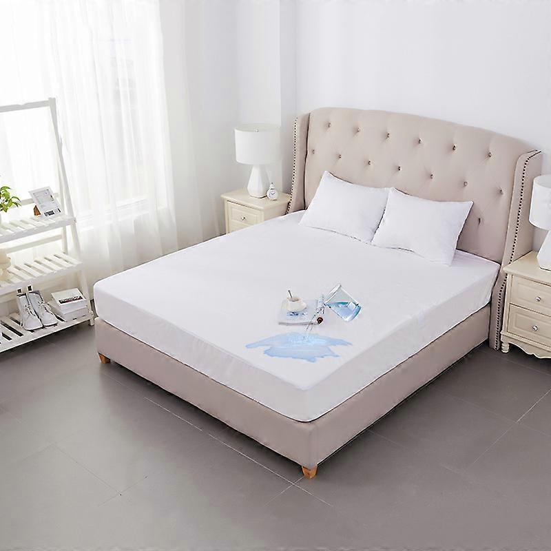 Twin Mattress Protector, Waterproof Mattress Protector Twin Size Mattress Pad Cover Noiseless, Premium Soft Breathable Cotton Terry for Pets Kids Adul