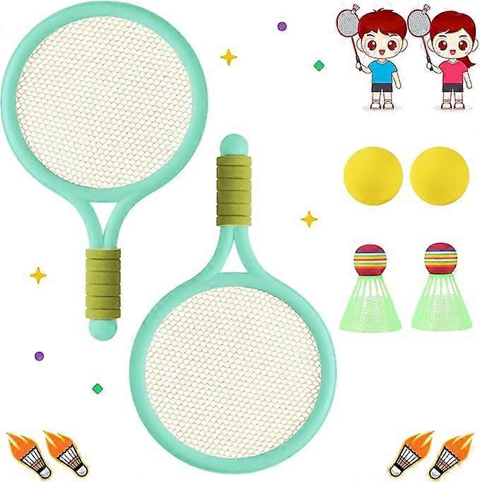 Children's badminton set, tennis racket, sports racket set for boys and girls, badminton racket toys for parent-child interaction in indoor and outdoo