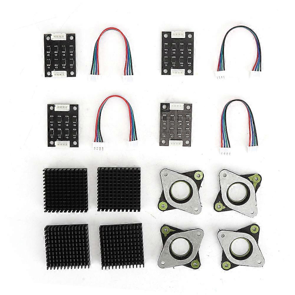 Kølelegemer Vibrationsdæmpere Sæt NEMA17 Stepper Motor 3D-printer tilbehør