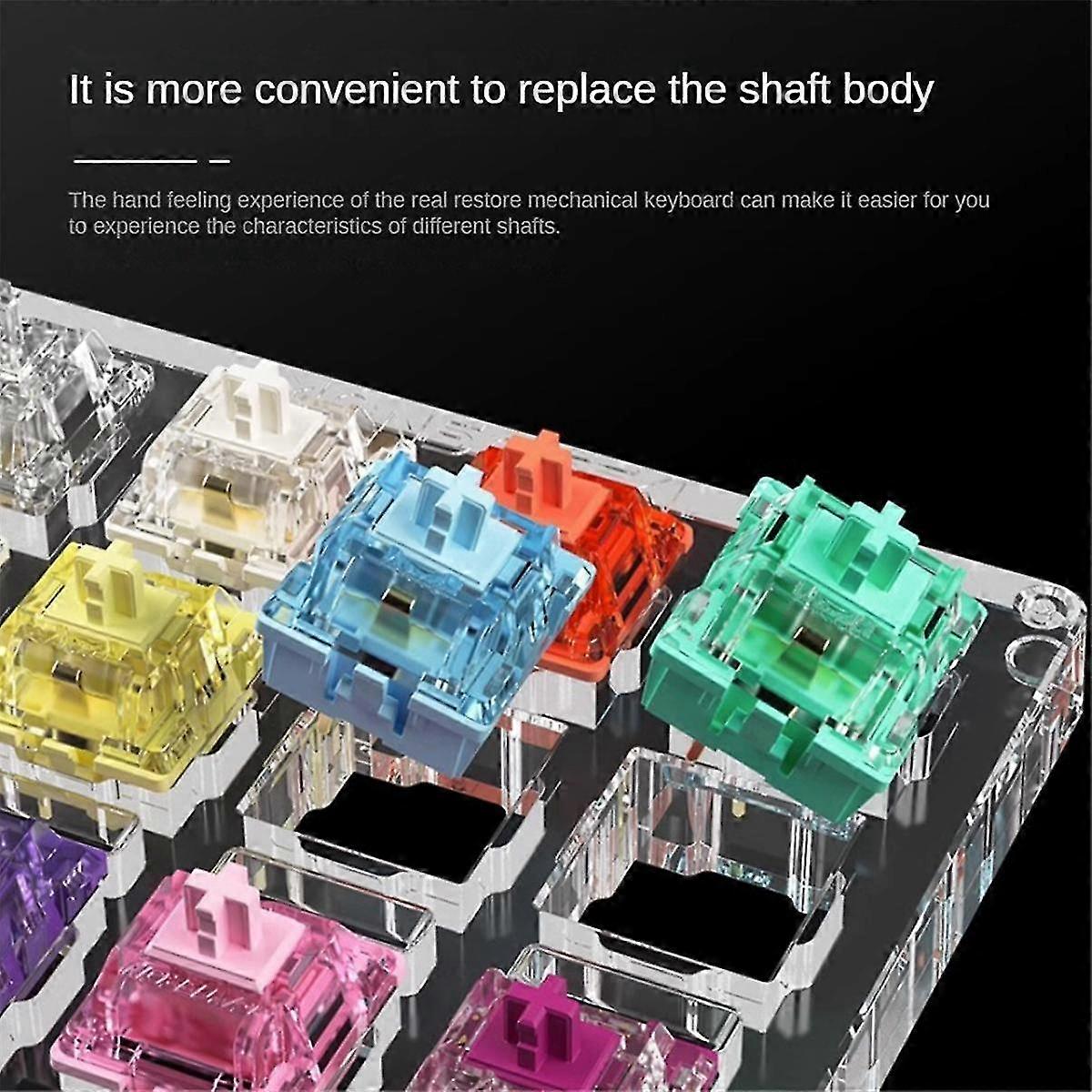 16-key Switch Tester Mechanical Keyboards Acrylic Testing Tool Mechanical Keyboard Switches