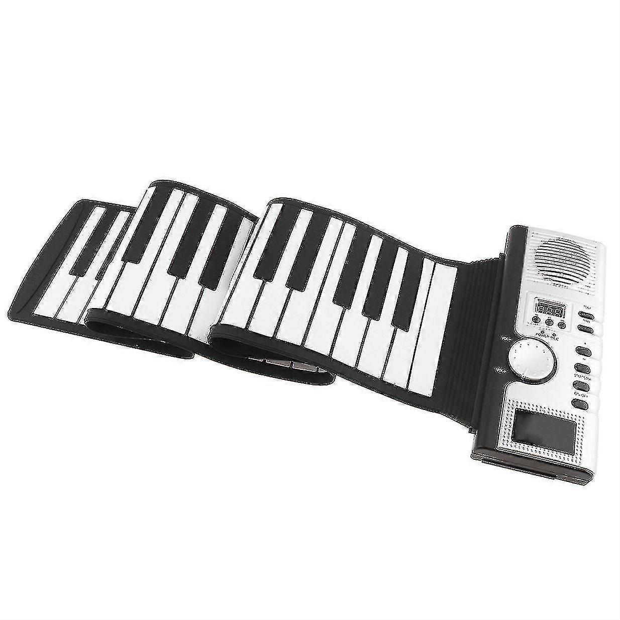 61 Keys Portable Soft Silicone Piano Keyboard