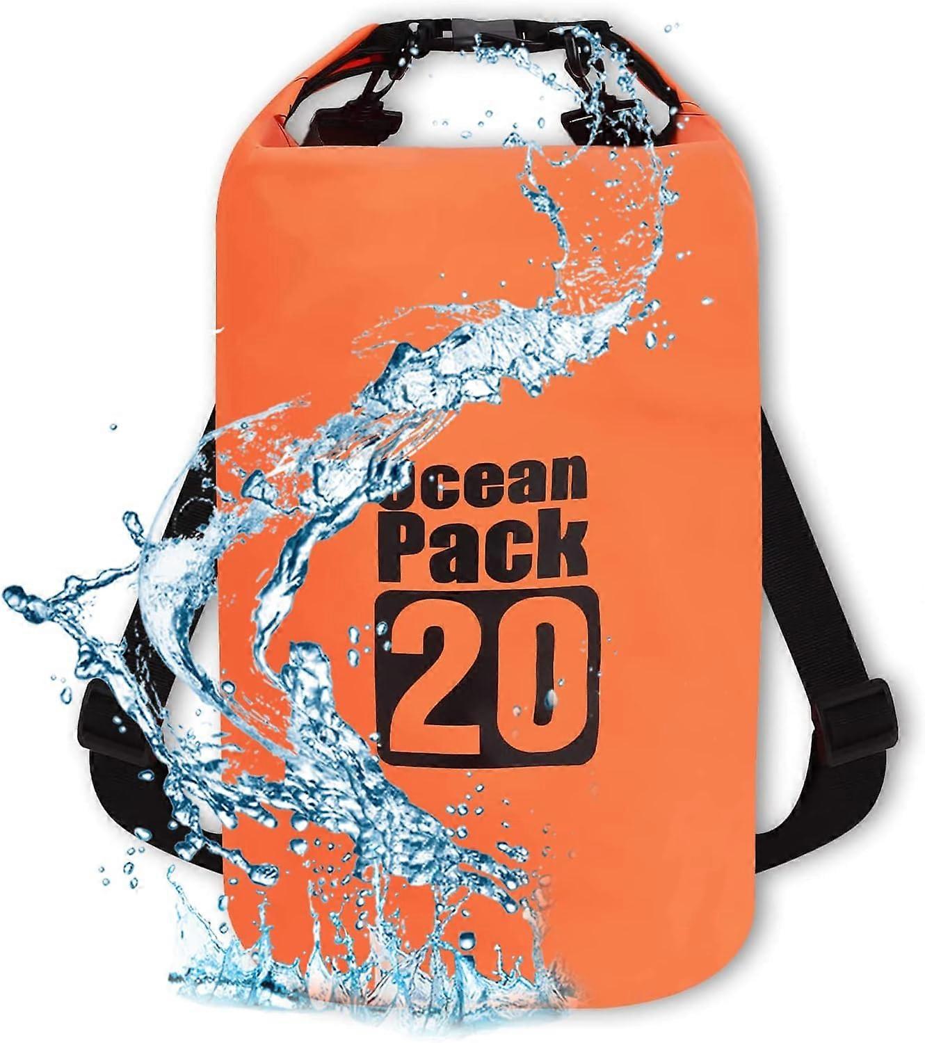 Waterproof Dry Bag Professional, Dry Bag Rucksack Lightweight Drybag Canoe Bags Kayak Dry Sack Storage Bag with Shoulder Strap for Boating, Camp, Swim