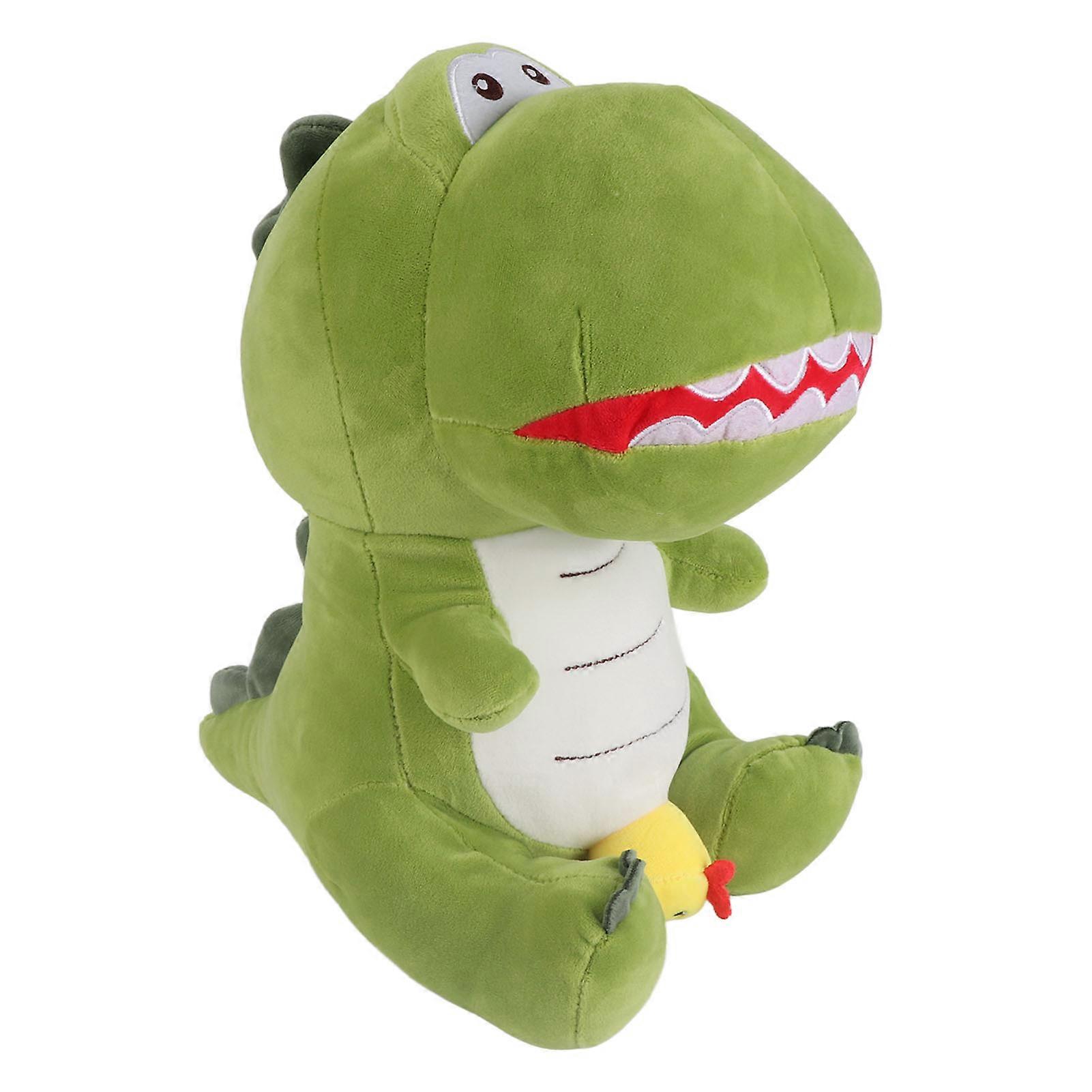 Dinosaur Plush Toy Cute Animal Soft Plump 3D Stuffed Throw Pillow Gift Home Decoration Chick Dinosaur Type 45cm / 17.7in