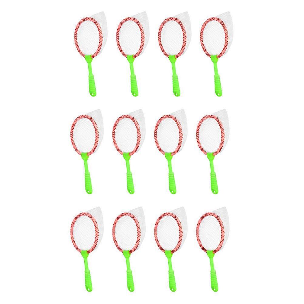 12pcs Portable Child Fishing Nets Insects Catching Net Bug Catcher for Outdoor