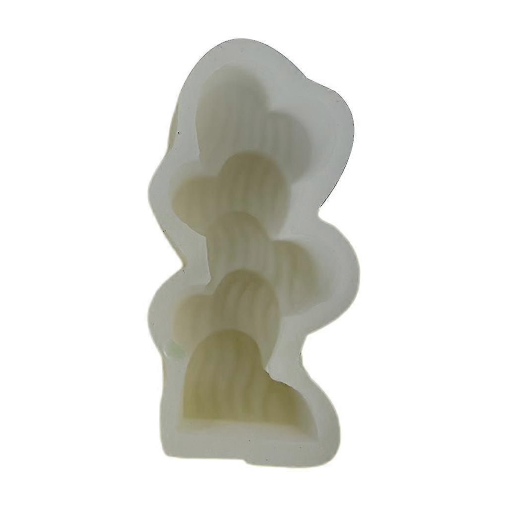 KINCJON Stacked Candle Making Silicone Mold Multi-purpose Resin Crafts Casting Mold