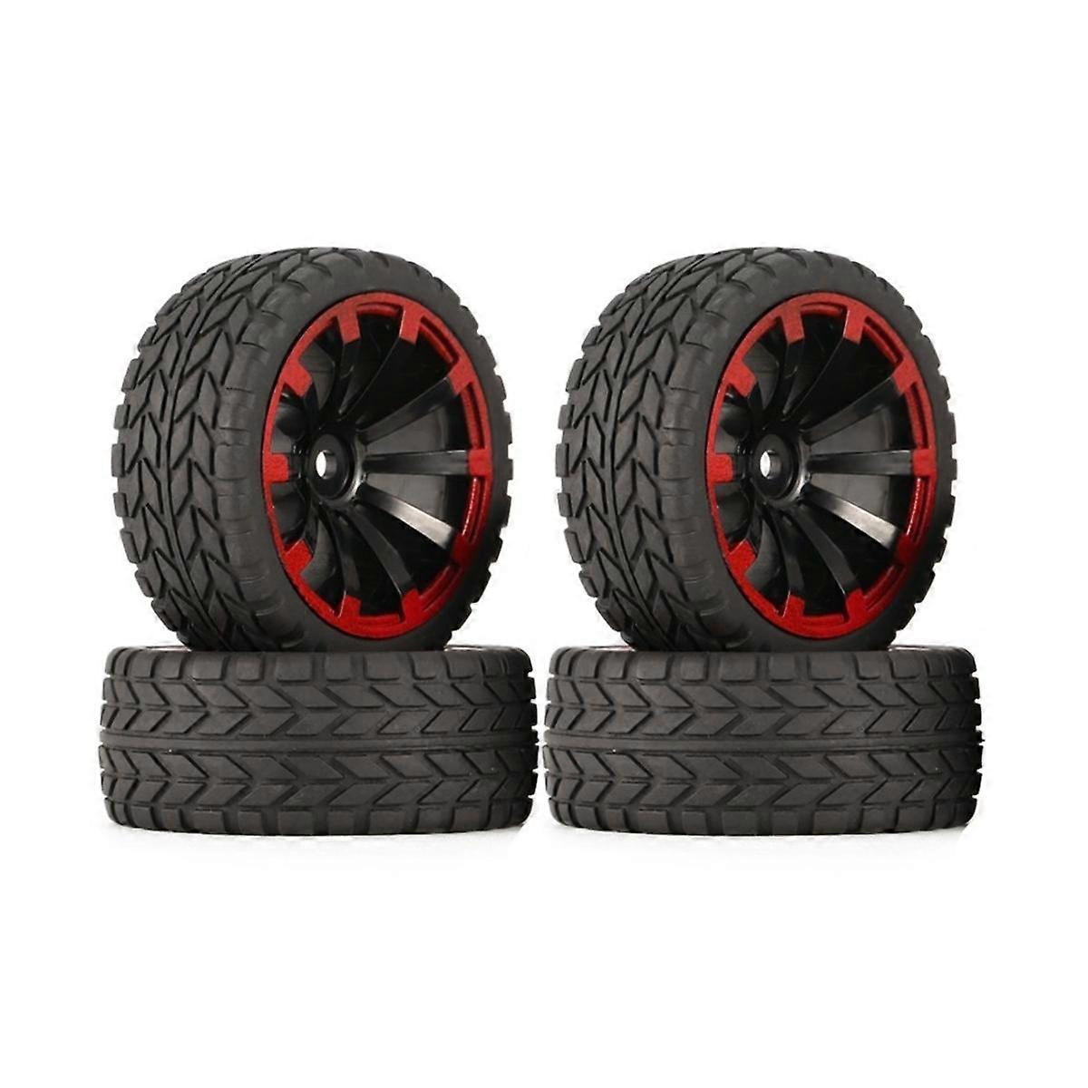 1/10 RC Racing Car Tires on Road Touring Drift Car Tyre Wheel for TT01 TT02 TA06 XV01 PTG-2 WR8