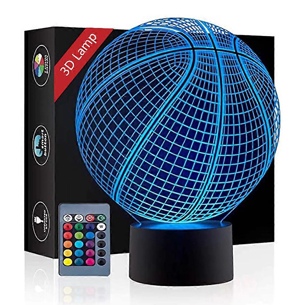 3d Illusion Lamp Basketball 3d Creative Illusion Desk Lamp