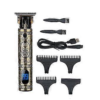 Usb Hair Clippers For Men,beard Trimmer Kit,with 3 Guide Combs(bronze)