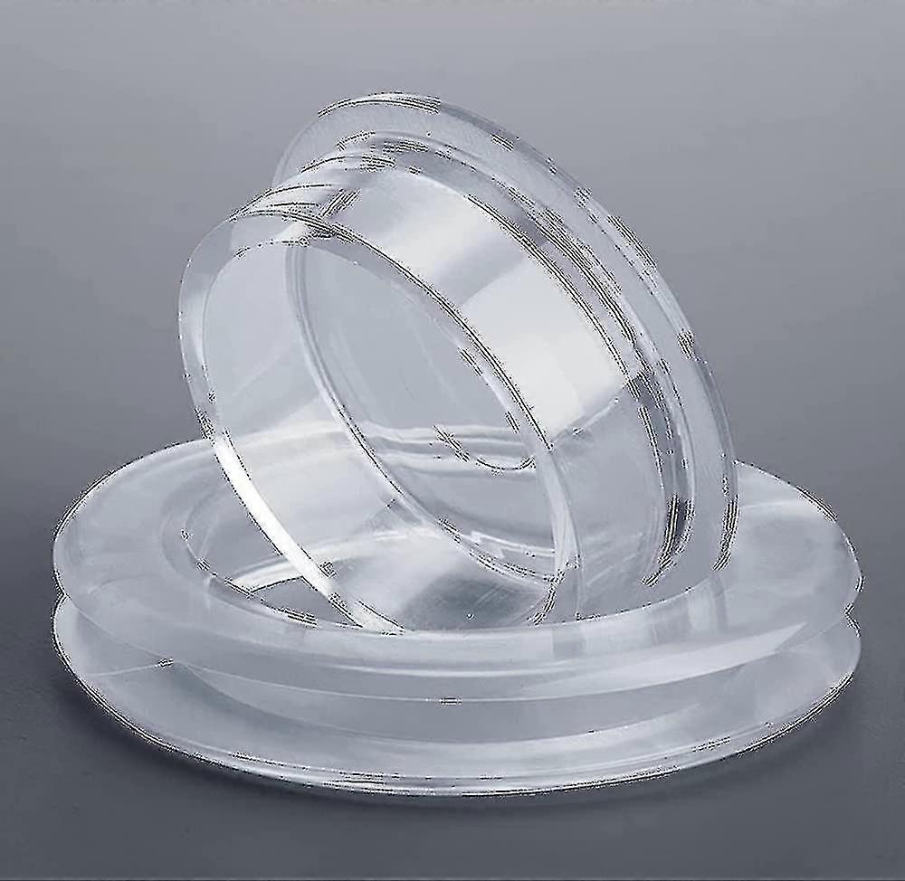 Patio Table Umbrella Hole Ring Cap Set(translucent, 2 Set)