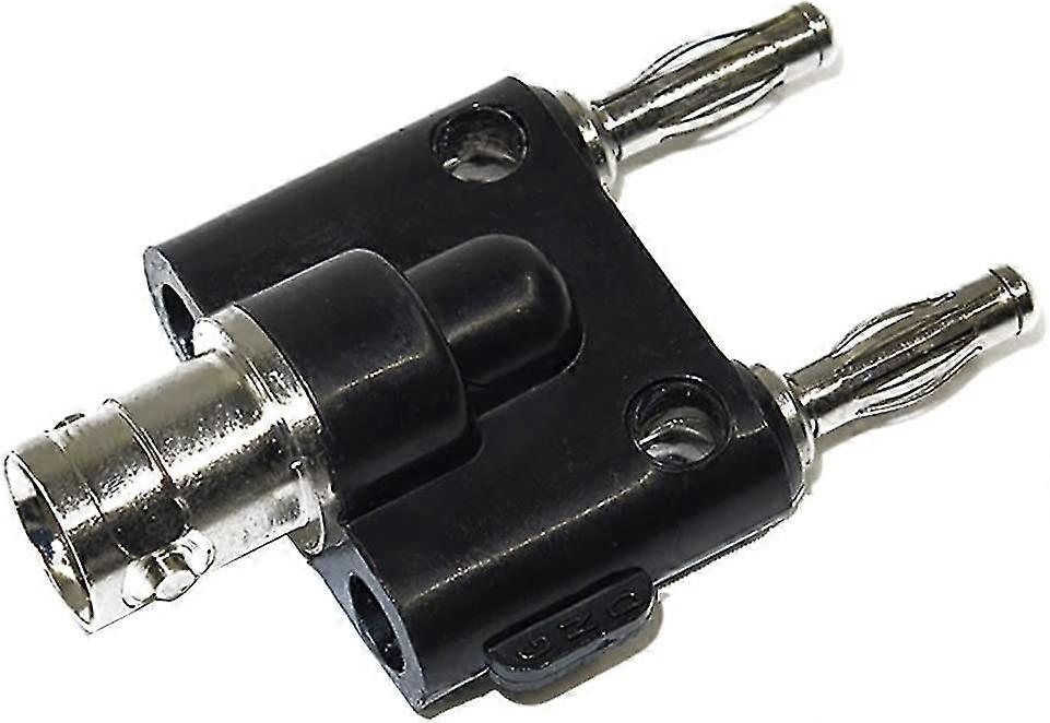 Banana Type Male Plug Adapter (black) (1pcs)