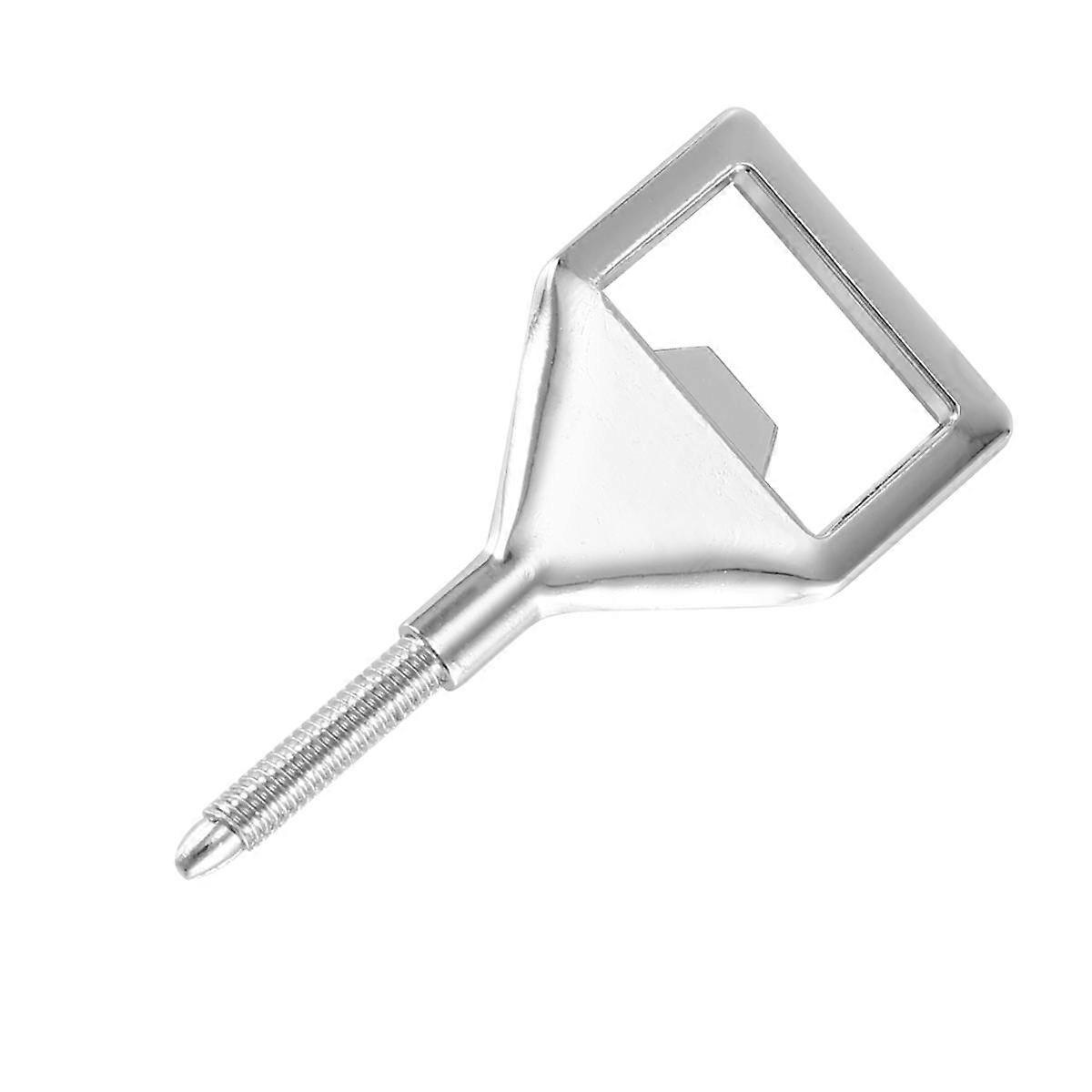 Pack of 10 Opener Blanks Metal Thread Beer Opener, Inserts Kits Beer Opener, Wooden Cap Opener