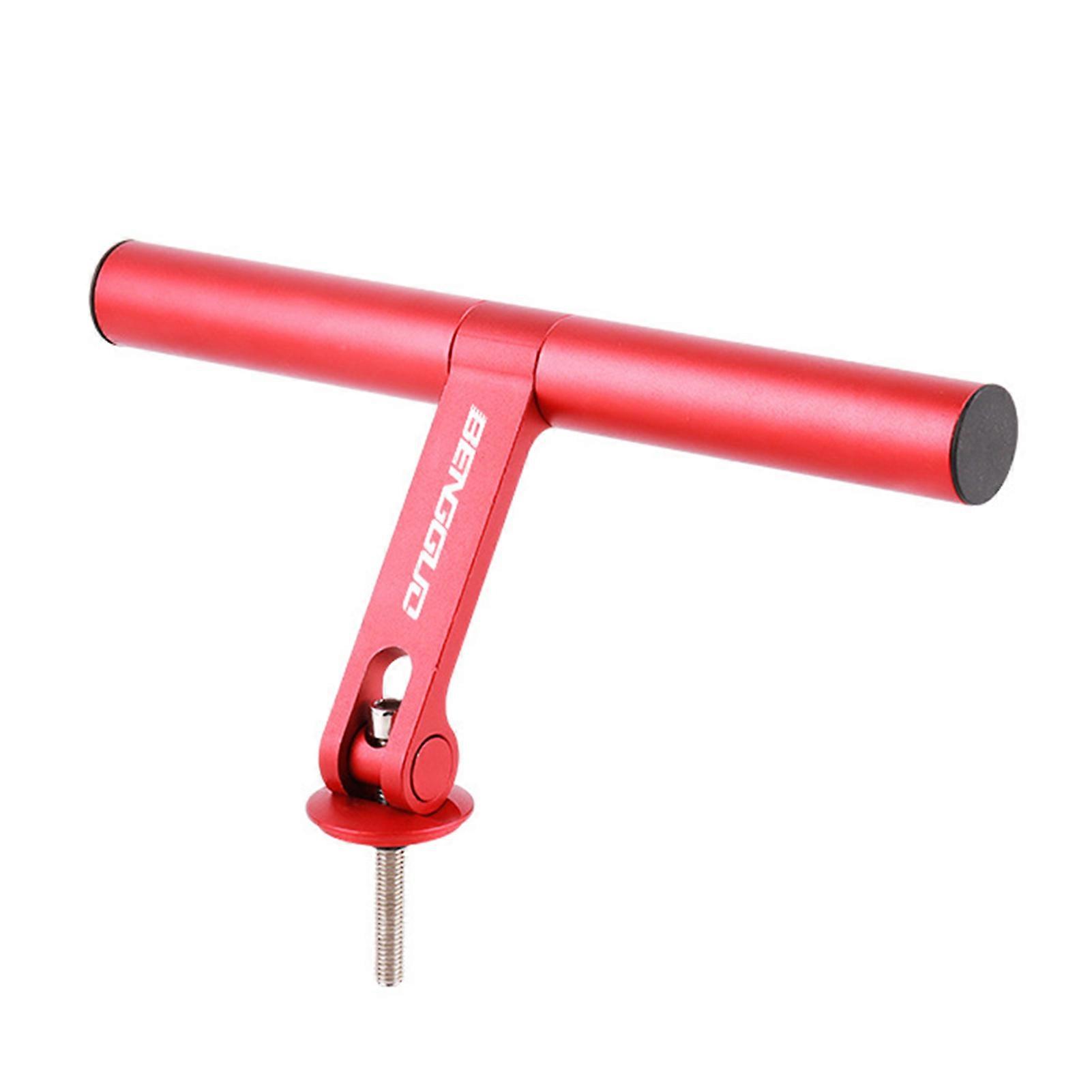 Aluminum Alloy Bicycle Handlebar Extender Quick Installation Extension Bracket for Handlebar 180-degree Adjustable Handlebar Cross Bar for MTB Road Bi