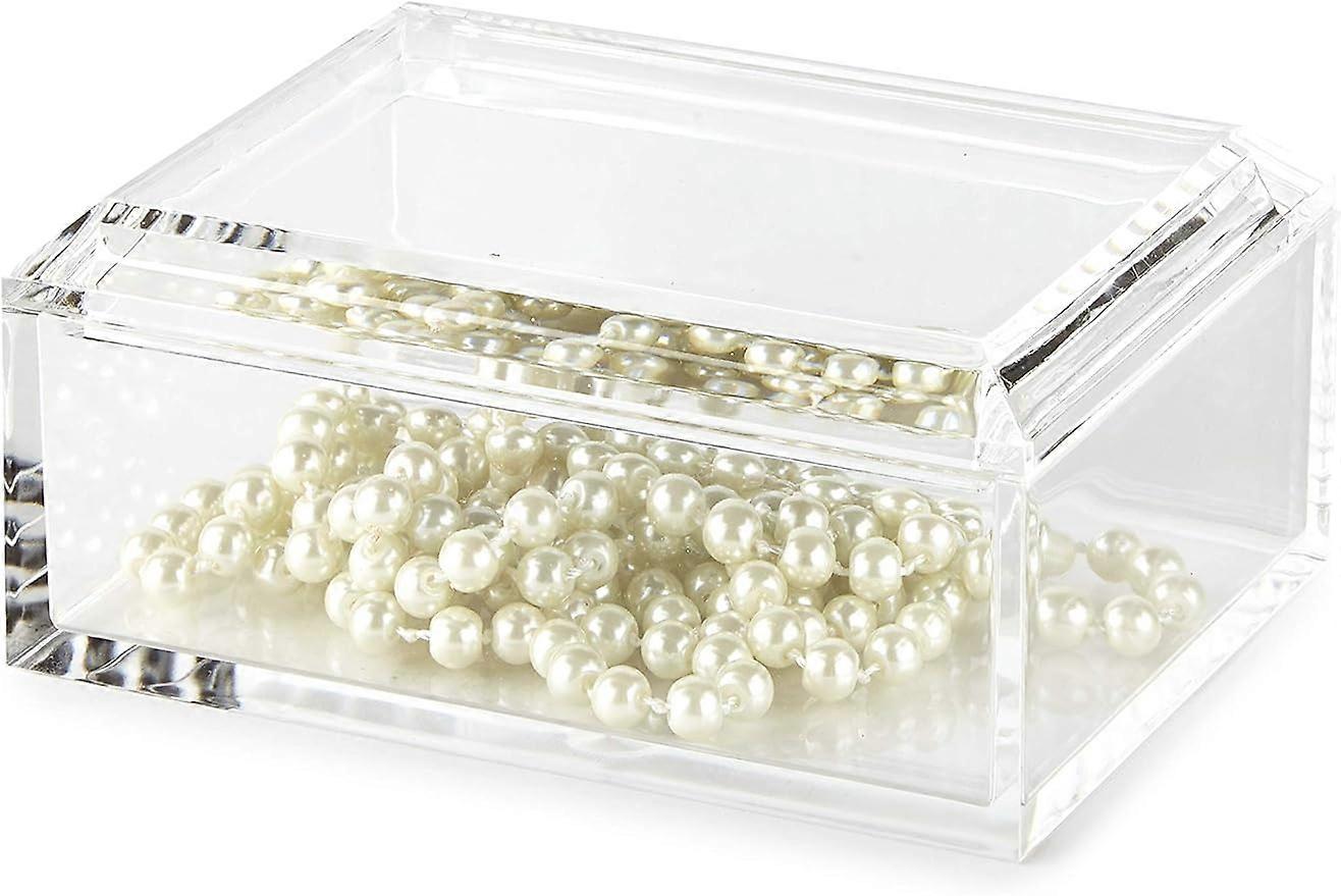 Huang Acrylic Rectangular Jewelry Box with Lid (4x6)