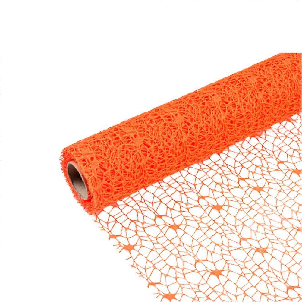 DIY Gauze Roll Bright Color Jacquard Net Handmade Net Yarn Charm Door Curtain Background Layout Mesh Gauze Pendant Flower Packaging Craft for School (