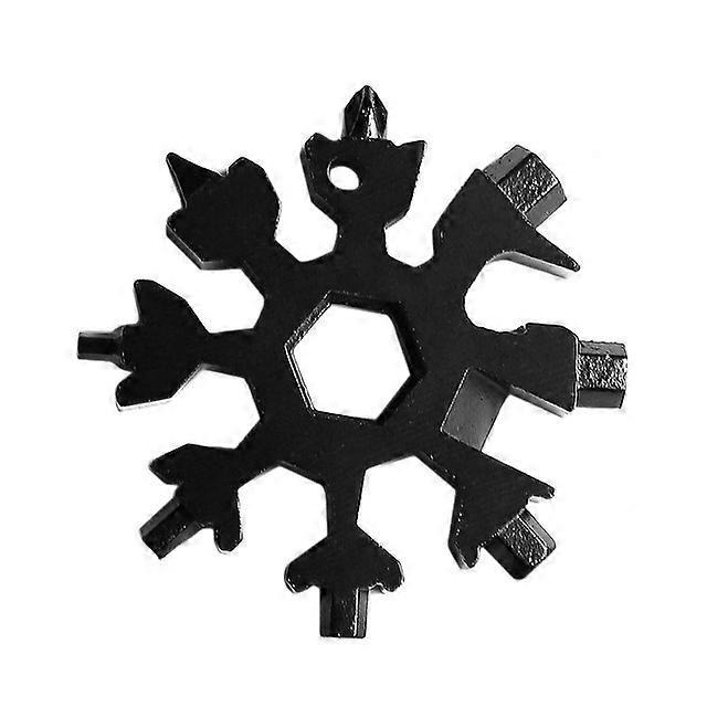 zk-1pcs multi-tool 18 in 1 snowflake black