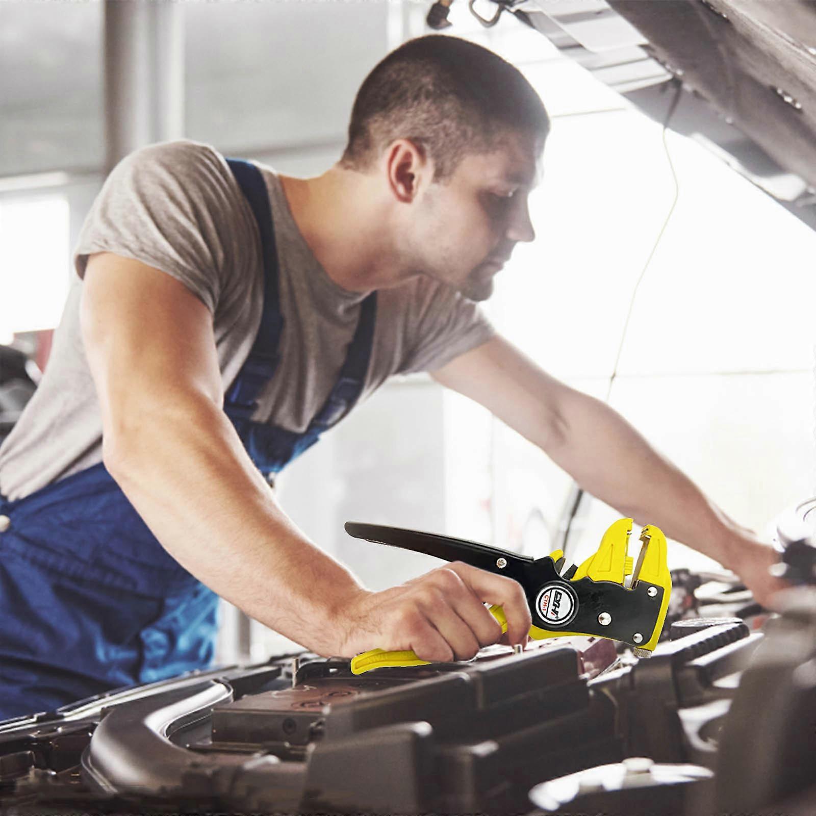 Automatic Self Crimper Stripping Cutter Adjust Cable Wire Stripper Terminal FLYE246274