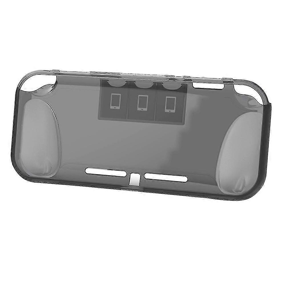 Transparent Tpu Protective Shell Shockproof Wear-resistant Case Compatible For Switch Lite (grey)