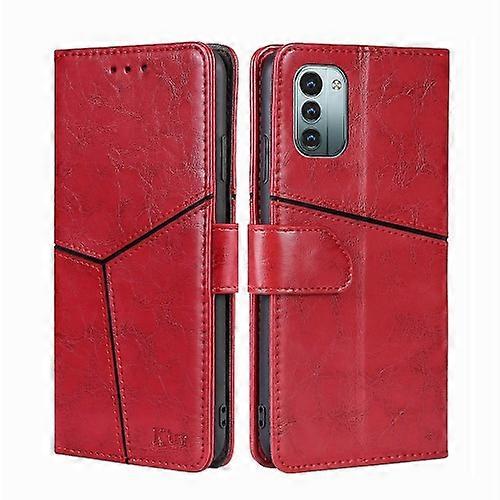 For Nokia G21/G11 Geometric Stitching Horizontal Flip TPU + PU Leather Phone Case