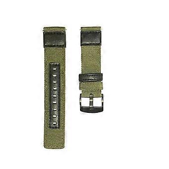 For Garmin Forerunner 645 Music 20mm Canvas Wear-resistant Watch Band