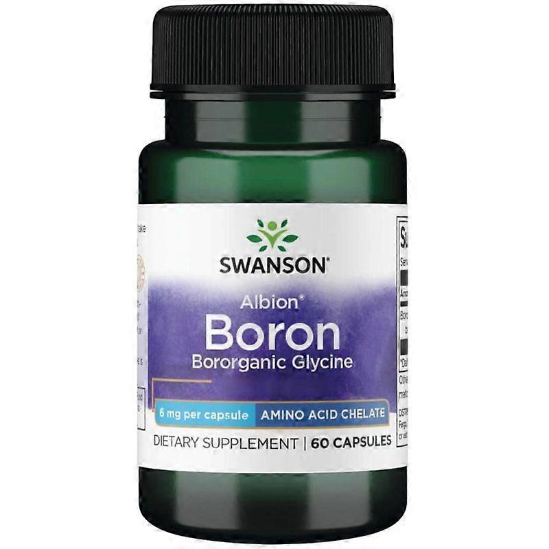 Swanson Albion Boron Glycine 6mg Capsules 60