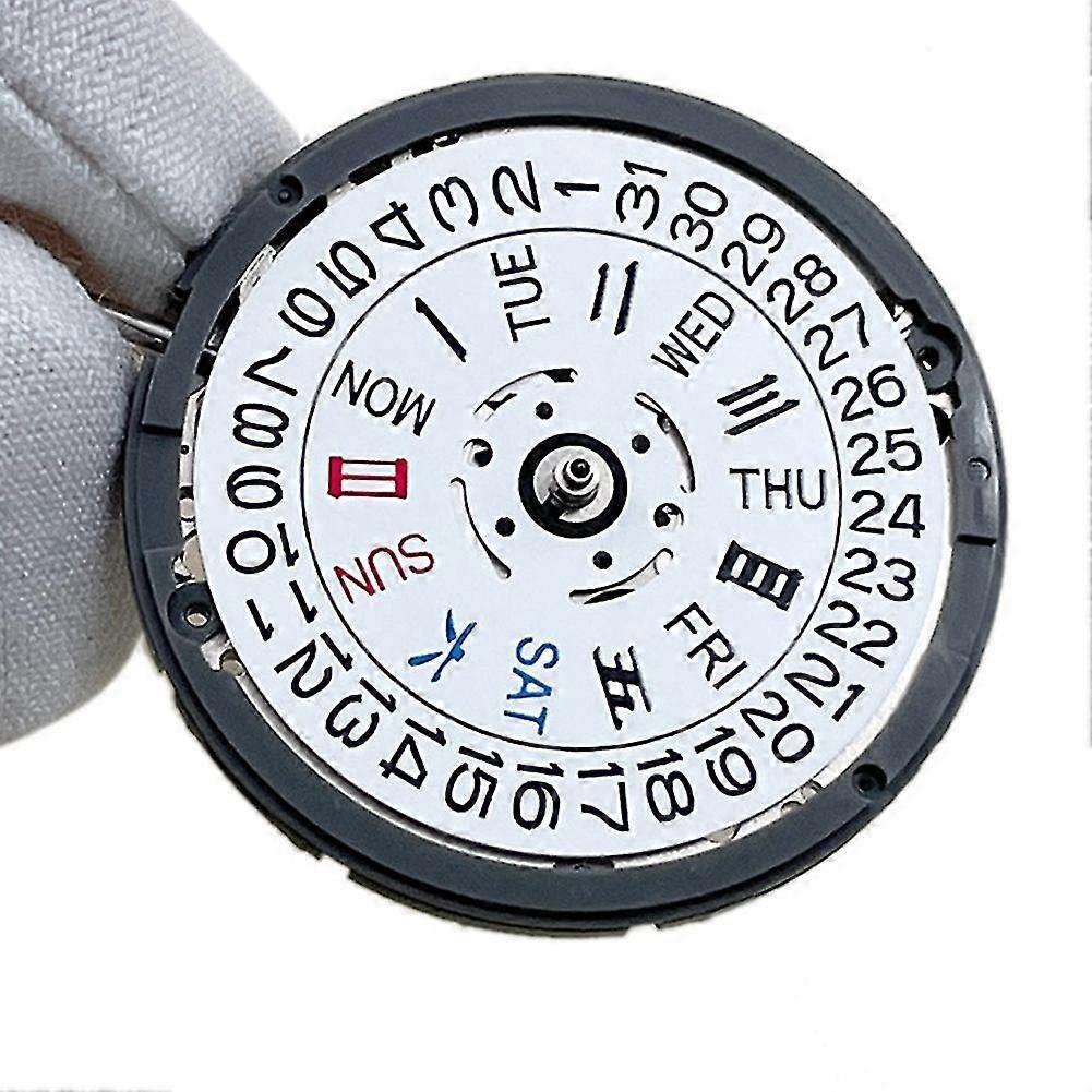 3.8 O'clock Nh36a Automatic Movement Watch Self-winding Mechanical Date/day Setting 24 Jewels Repla