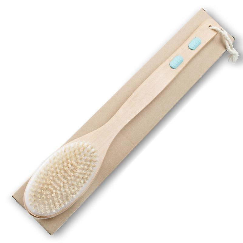 Escova de Corpo de Bambu com Natural Rígido e Macio