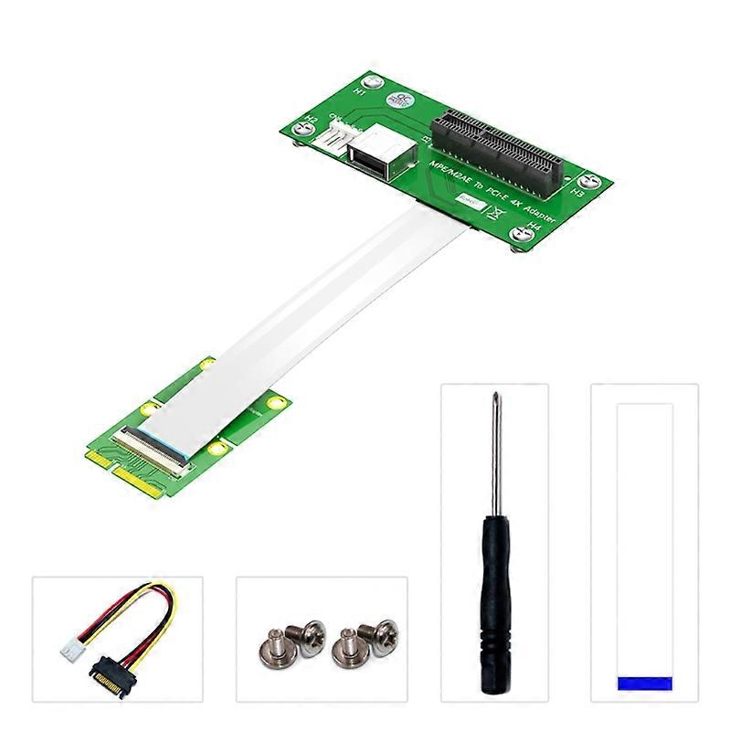 Mini PCI-e mPCIe To PCIe x4 Riser Extension Cable for Computer Enthusiasts