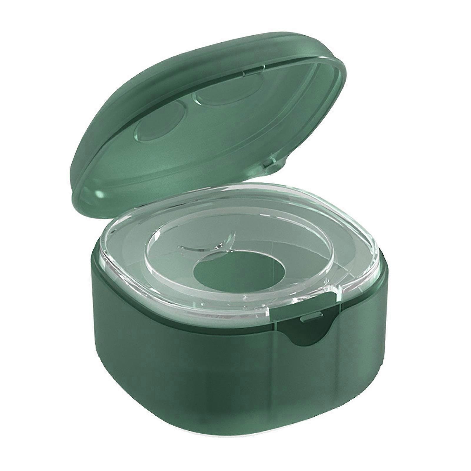 Baby Pacifier Storage Box Dustproof Lid Frosted Clear Hanging Hole Portable Newborn Infant Teether Container Case