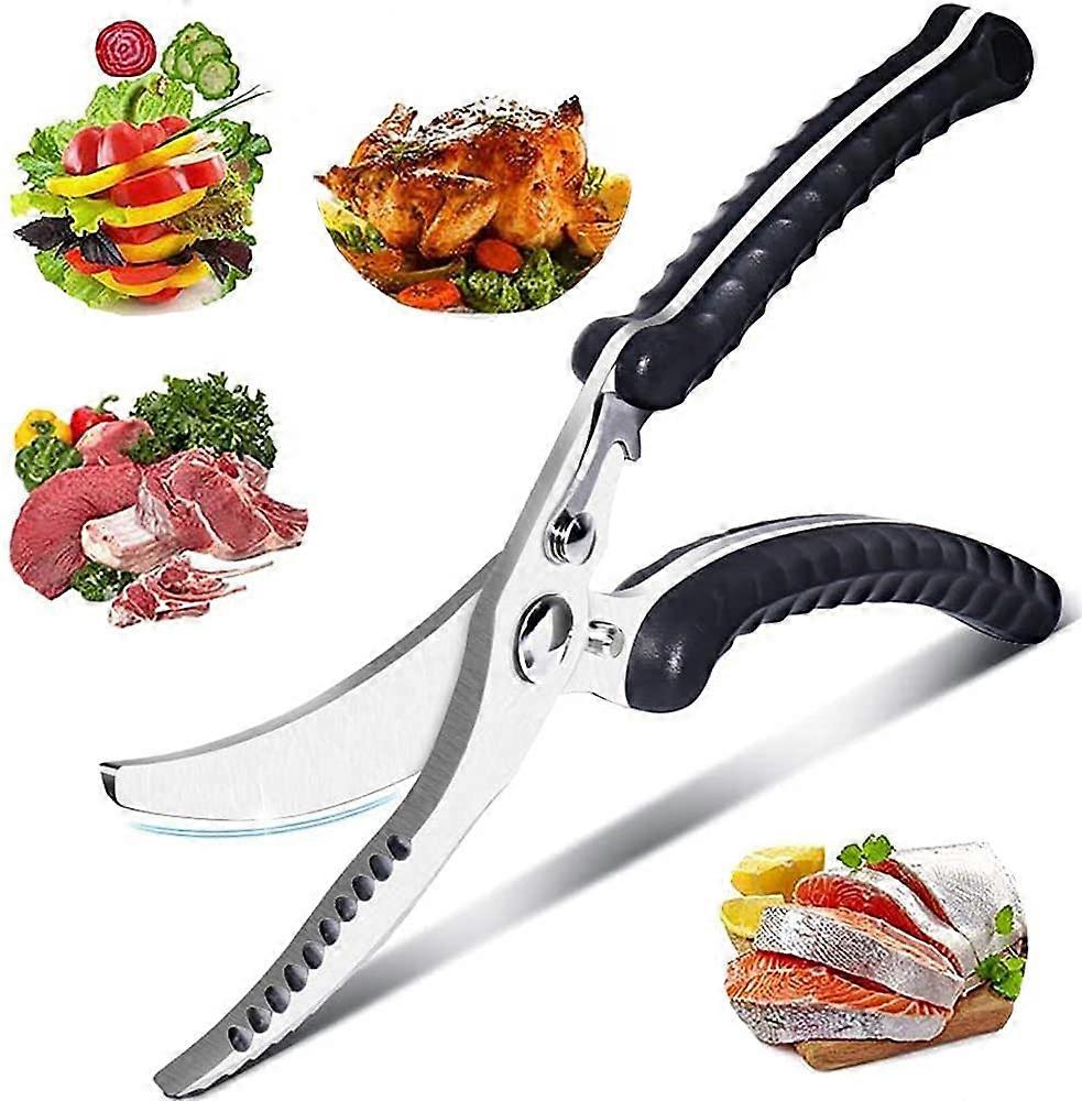 Kitchen Scissors, Poultry Scissors,  Kitchen Scissors With Non-slip Handle