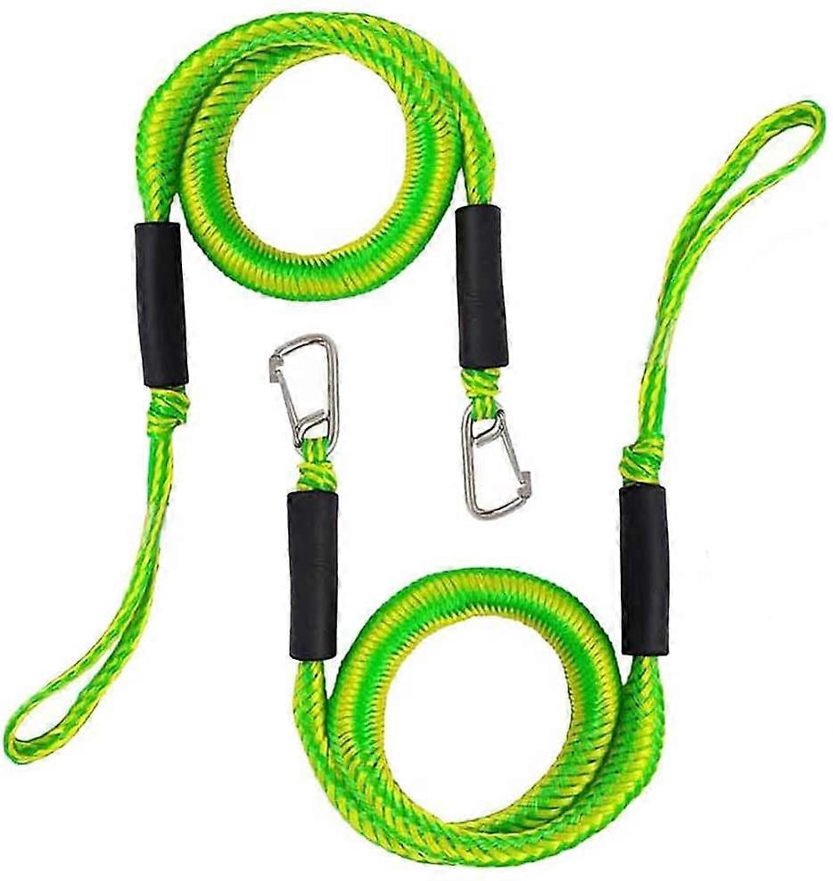2pcs Bungee Dock Lines Mooring Ropes Of 4-5.5ft Boating Gifts