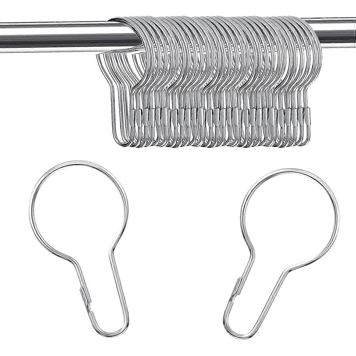 20 pieces shower curtain rings