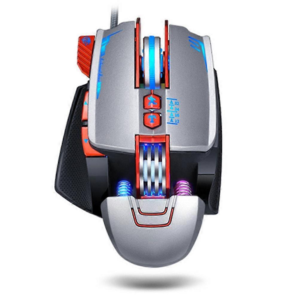 Ergonomic Gamer Mouse,wired Rgb Backlit Programmable Pc Gaming Mouse