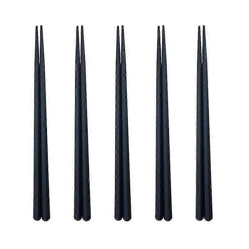 5 Pairs Hexagon Chopsticks Practical Anti-scalding Sushi Chopsticks Tableware For Home Restaurant